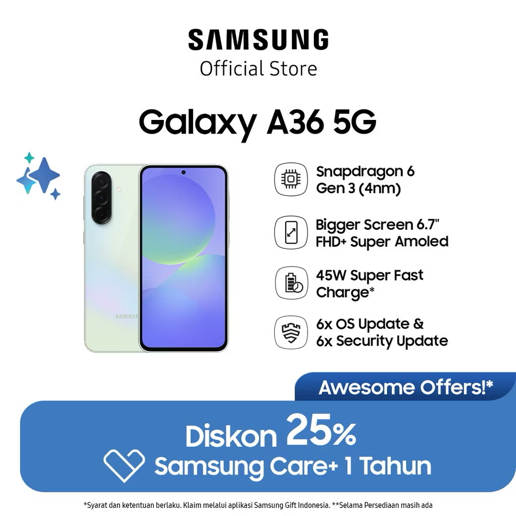 Samsung Galaxy A36 5G 8/256GB - Awesome Lime 