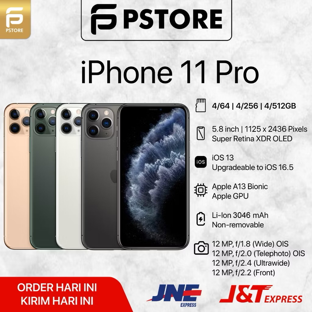 iPhone 11 Pro 256GB GARANSI INTERNASIONAL  