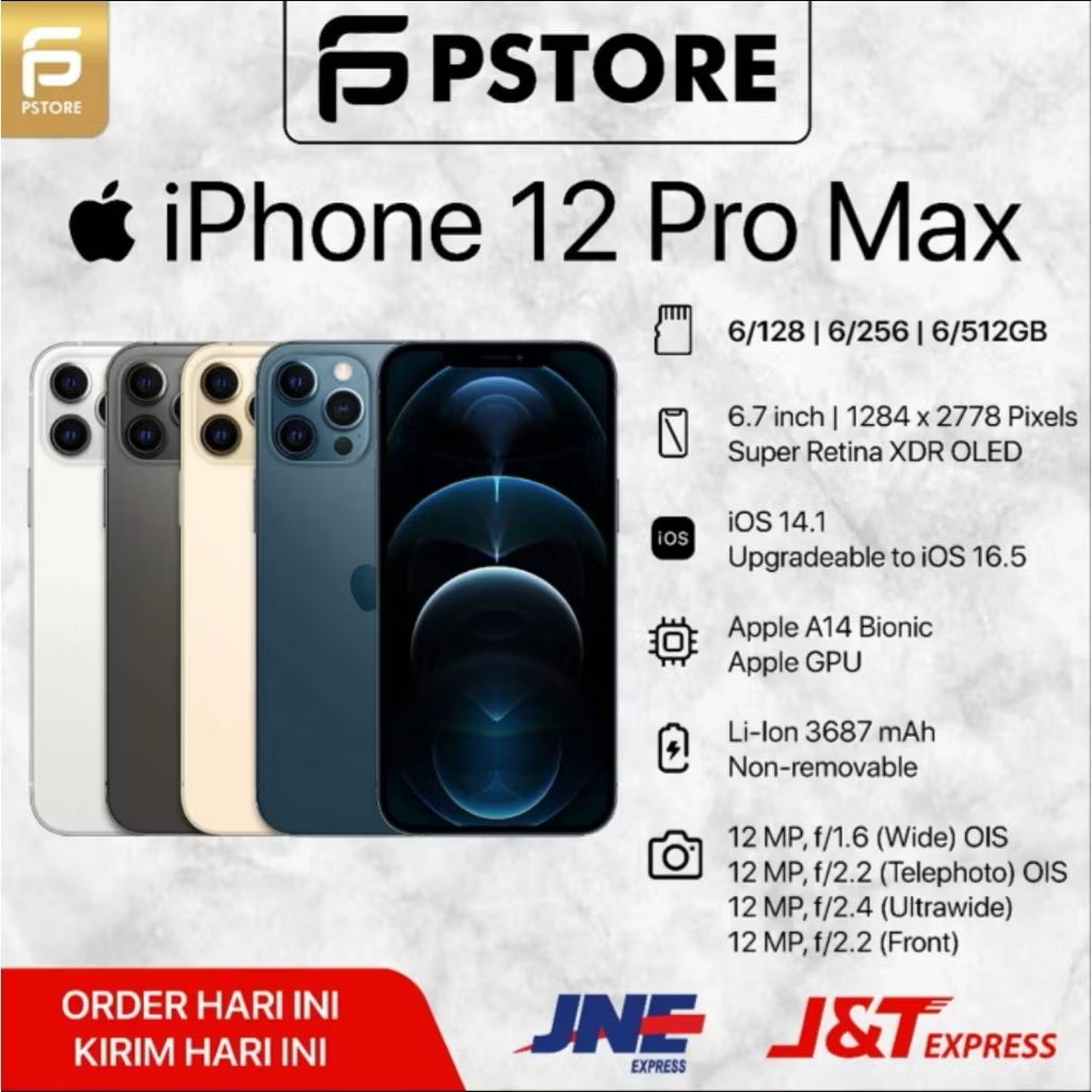 iPhone 12 PROMAX 256GB EX IBOX 