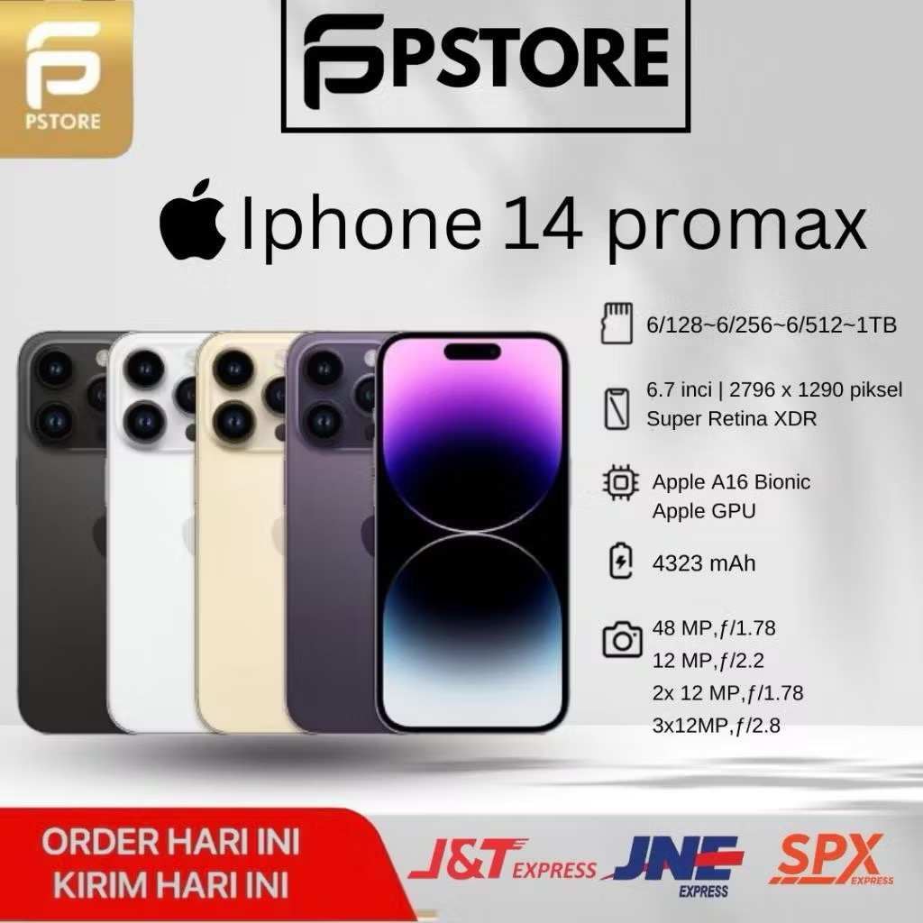 iPhone 14 PROMAX GARANSI IBOX 