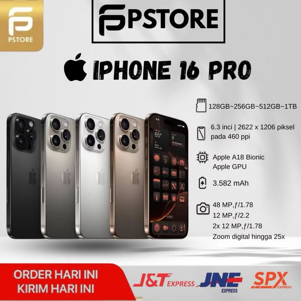 iPhone 16 PRO GARANSI RESMI IB0X 