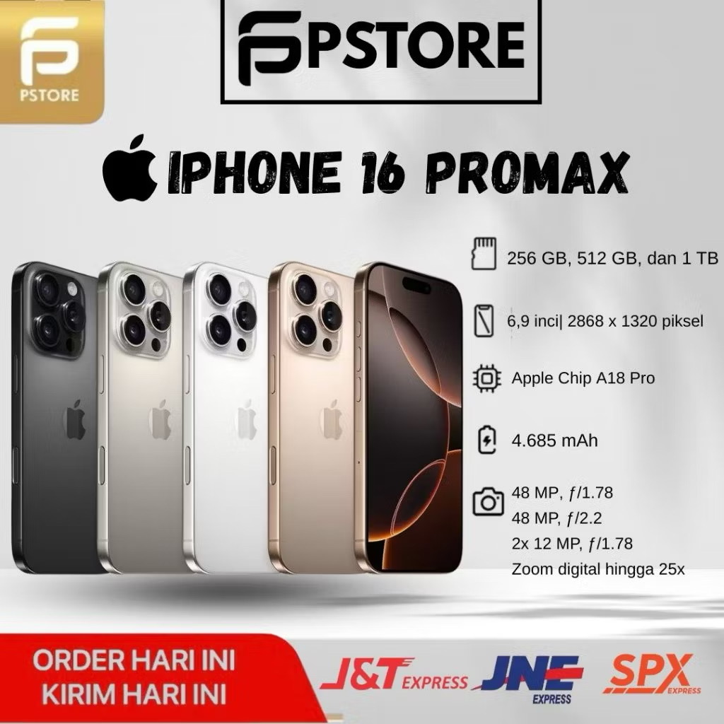 iPhone 16 PROMAX GARANSI RESMI IB0X 